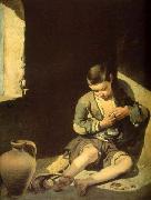 Bartolome Esteban Murillo The Young Beggar painting